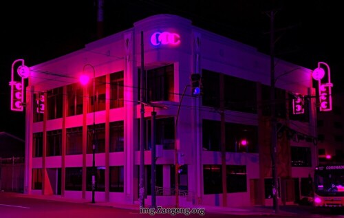 ART DECO NEON MARQUEE COSTA RICA'S CALL CENTER