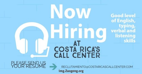 HIRING CALL CENTER EMPLOYMENT JOB COSTA RICA'S CALL CENTER